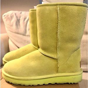 Lime UGG boots